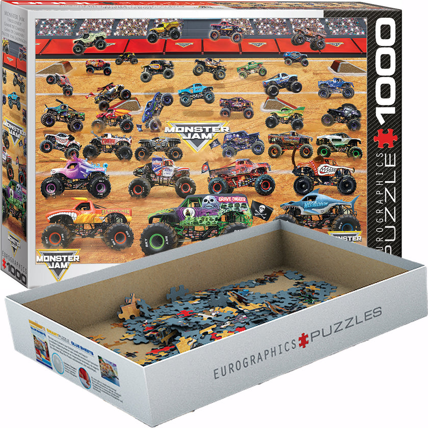Monster Jam: Truck Lineup - 1000pc Puzzle