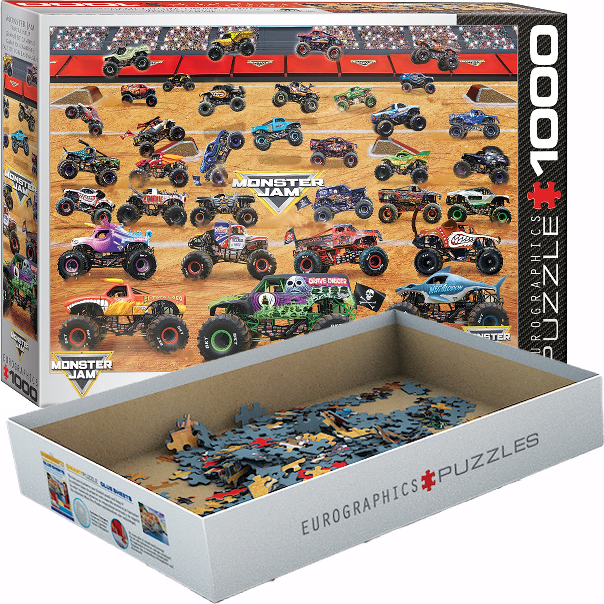 Monster Jam: Truck Lineup - 1000pc Puzzle
