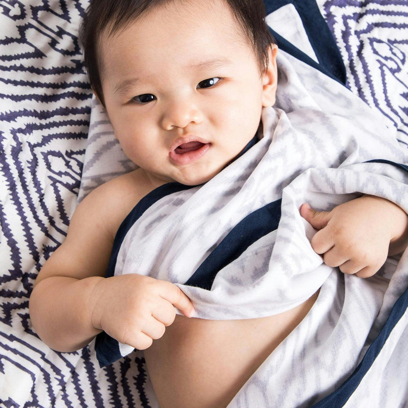 Block-Printed Cotton Dohar
