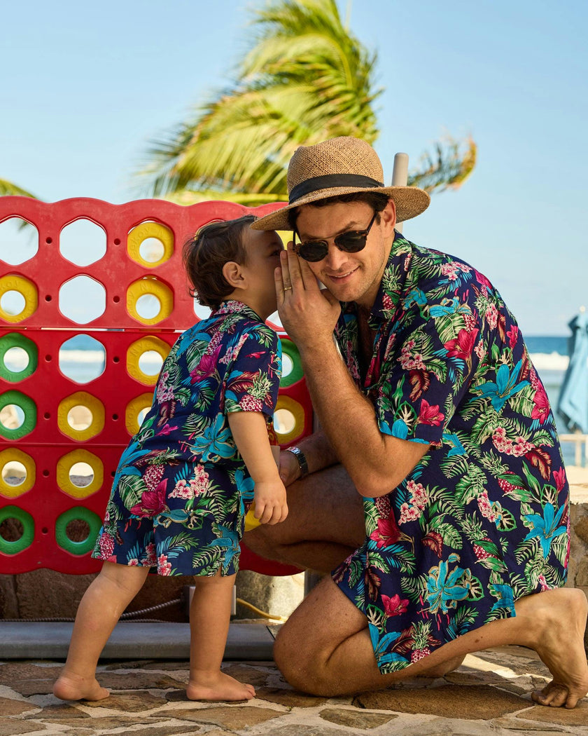 The Flower Hour - Boys Swim Trunks UPF 50+