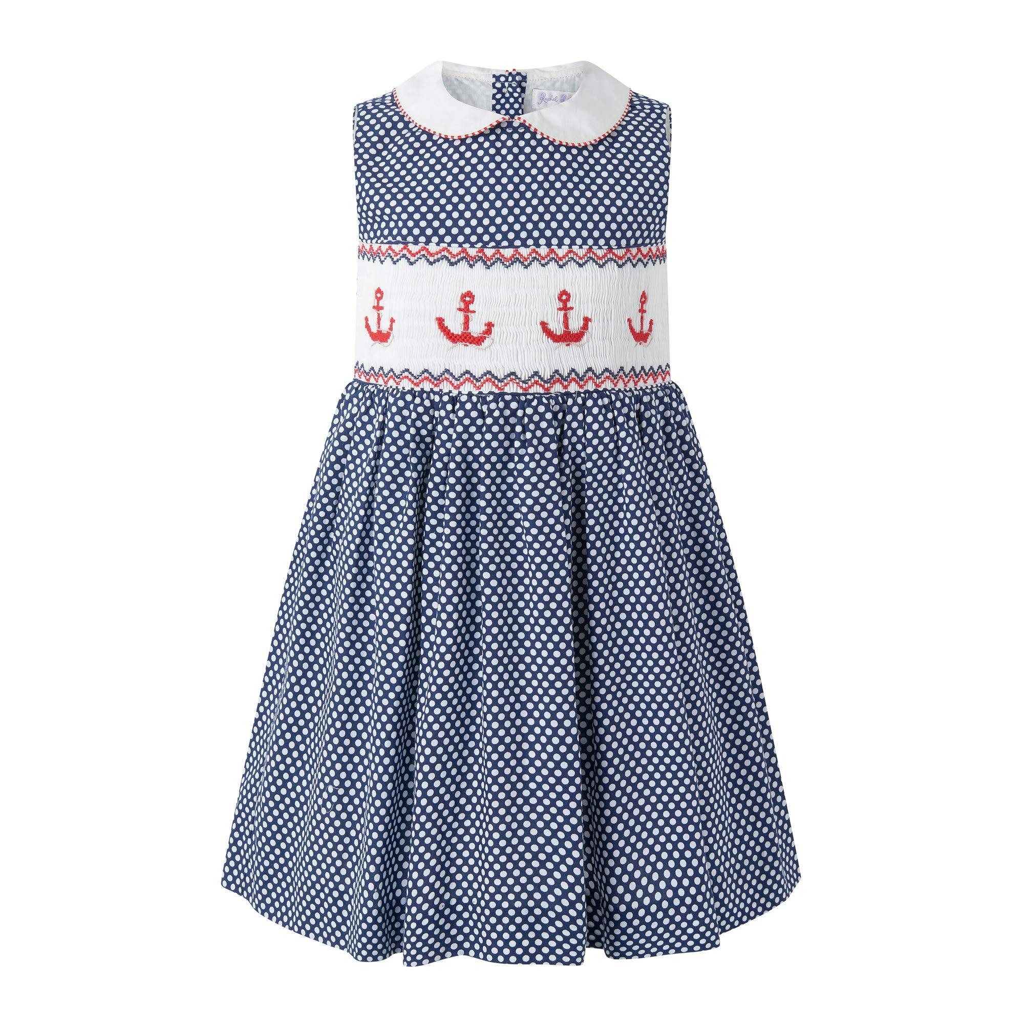 Anchor Smocked Dress