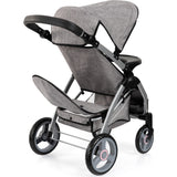 Bayer Design Dolls: Twin Star Stroller - Grey