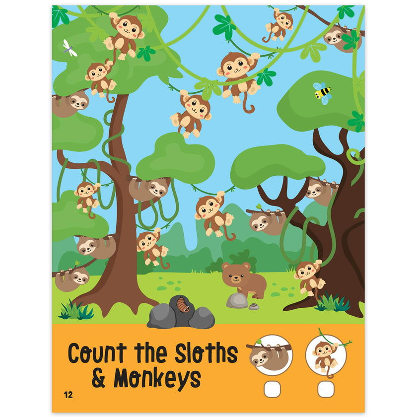 Scratch & Glitter Activity Book: Cute Animals