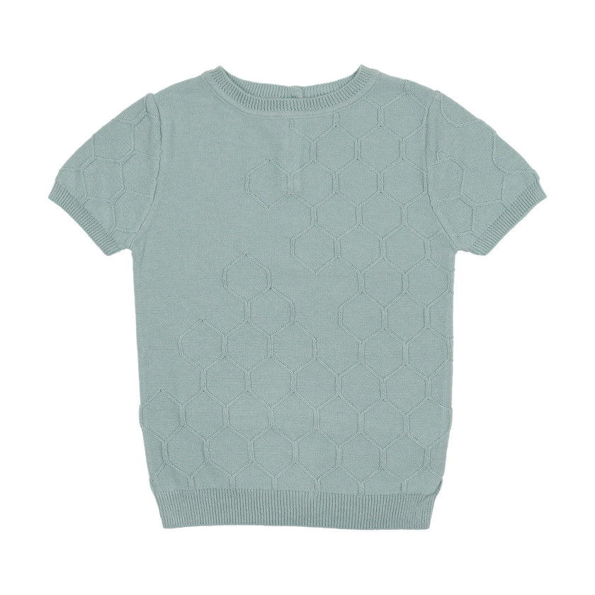 Boys Honeycomb Knit Shirt
