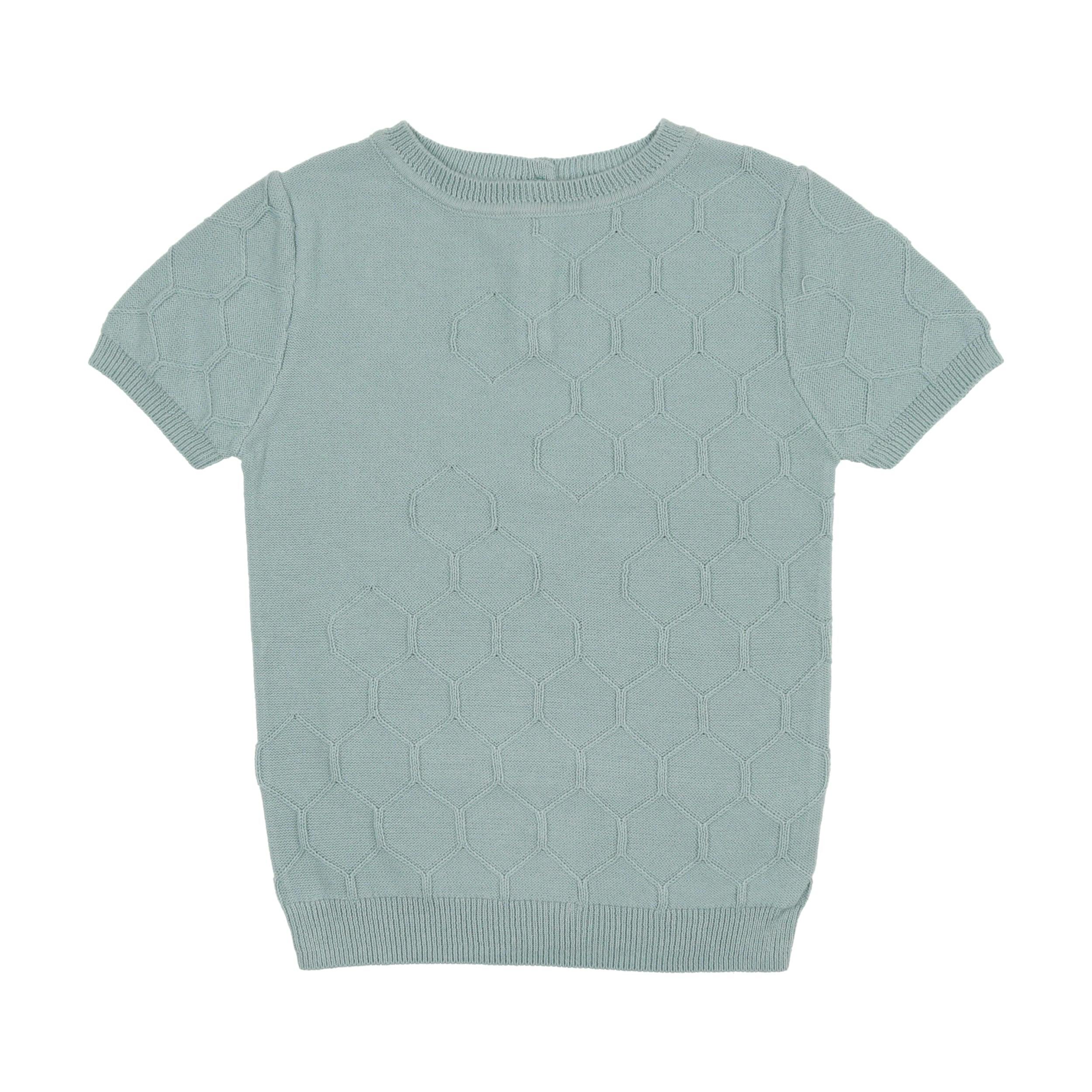 Boys Honeycomb Knit Shirt
