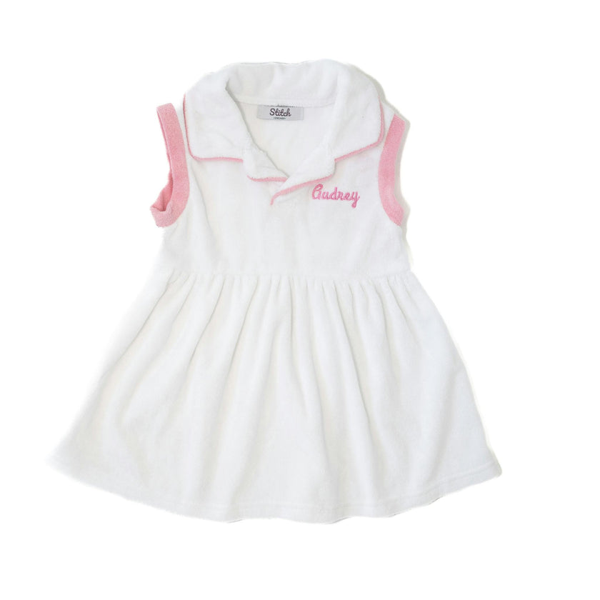Custom Embroidered Terry Polo Dress