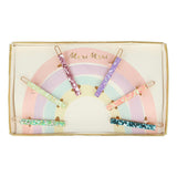 Archived Glitter Rainbow Hair Clips