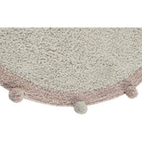 Bubbly Round Washable Rug