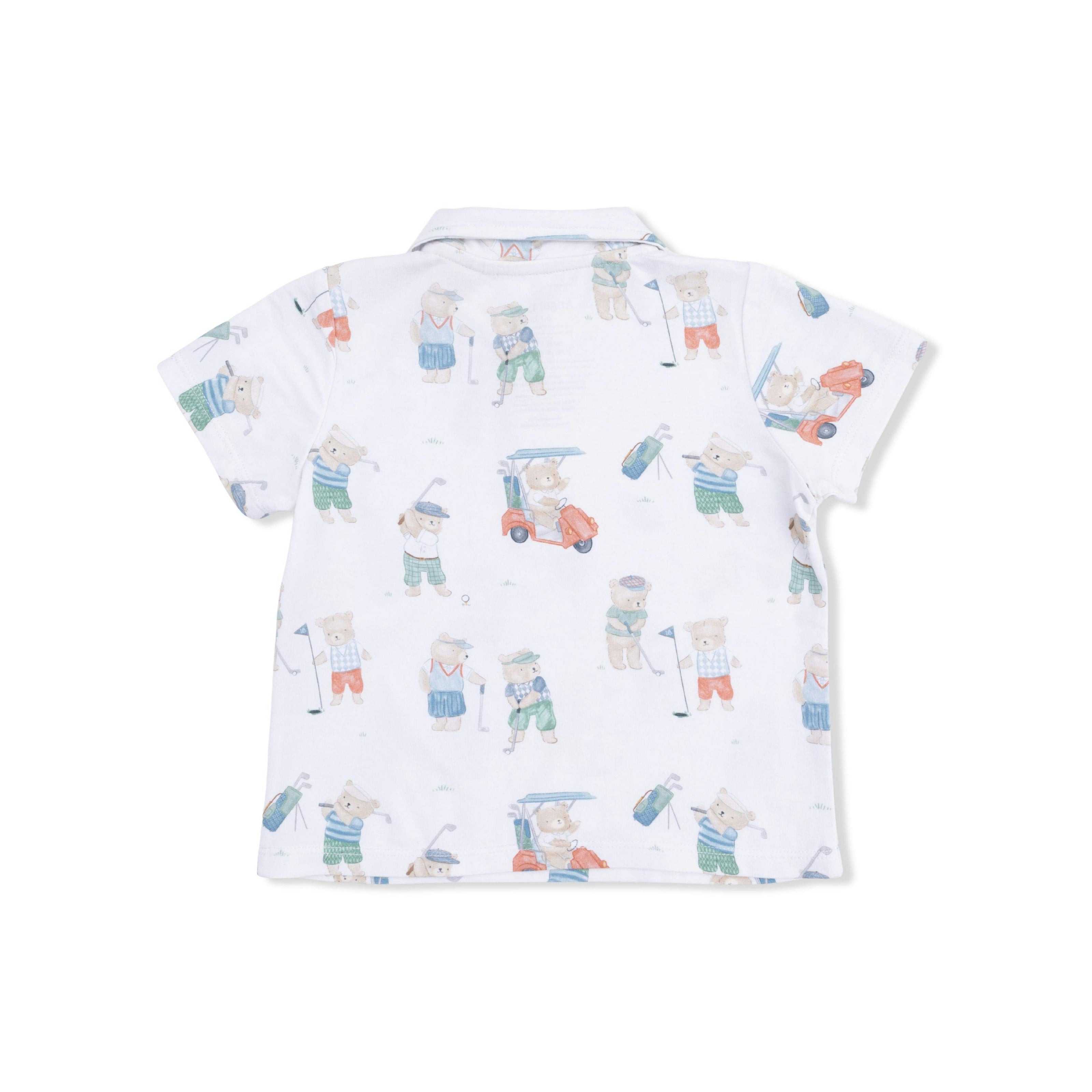Golfing Teddy Bears - Polo with Casual Short