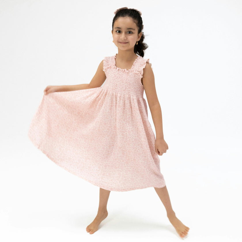 Harper Floral - Smocked Sundress with Bloomer