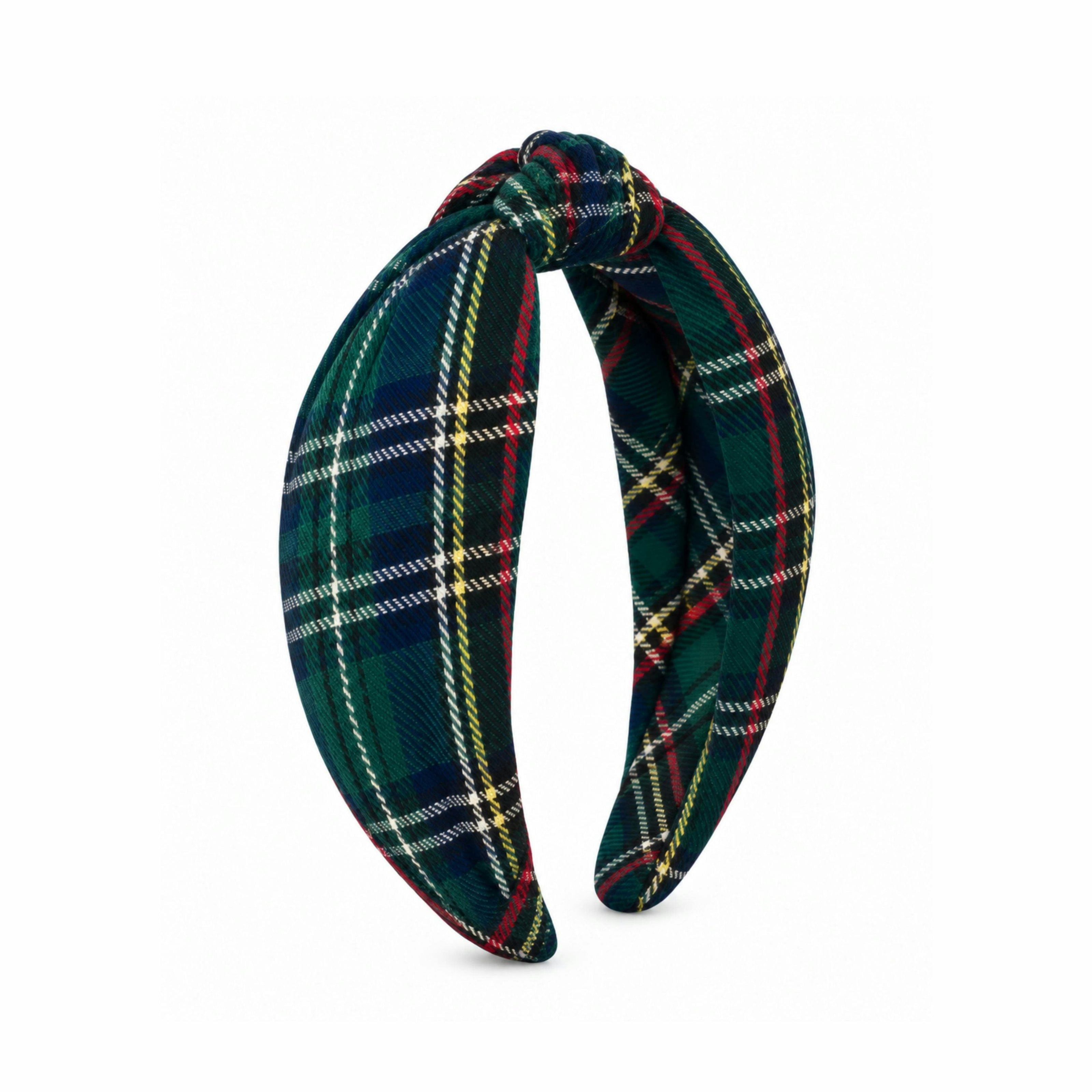 Plaid Knot Headband