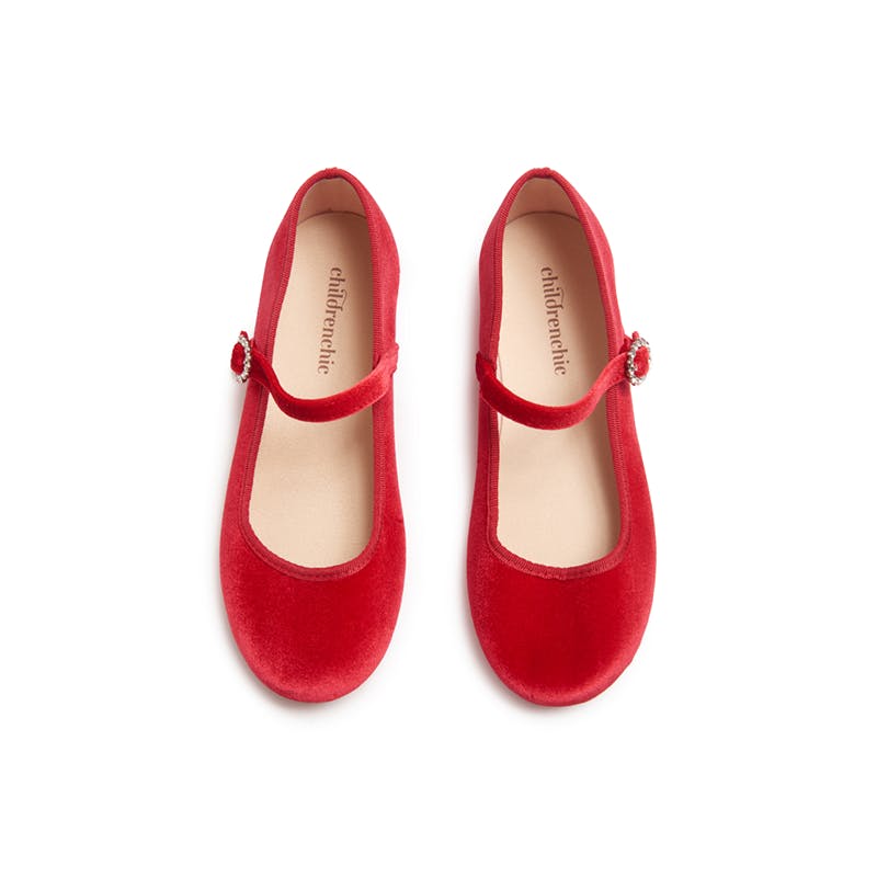 Classic Velvet Mary Janes