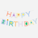 Honeycomb Happy Birthday Garland Set