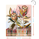 JOS: Paint by Numbers - Two Proteas