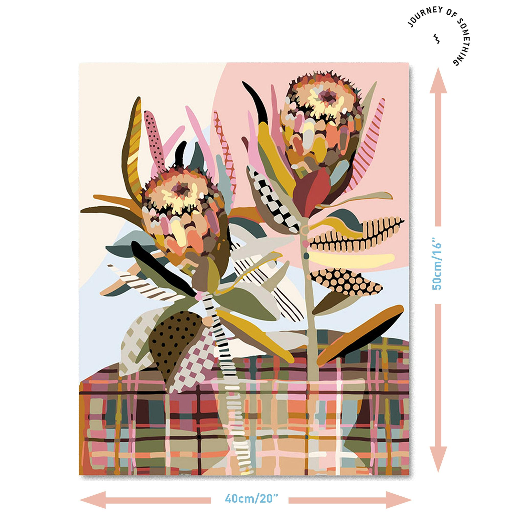 JOS: Paint by Numbers - Two Proteas