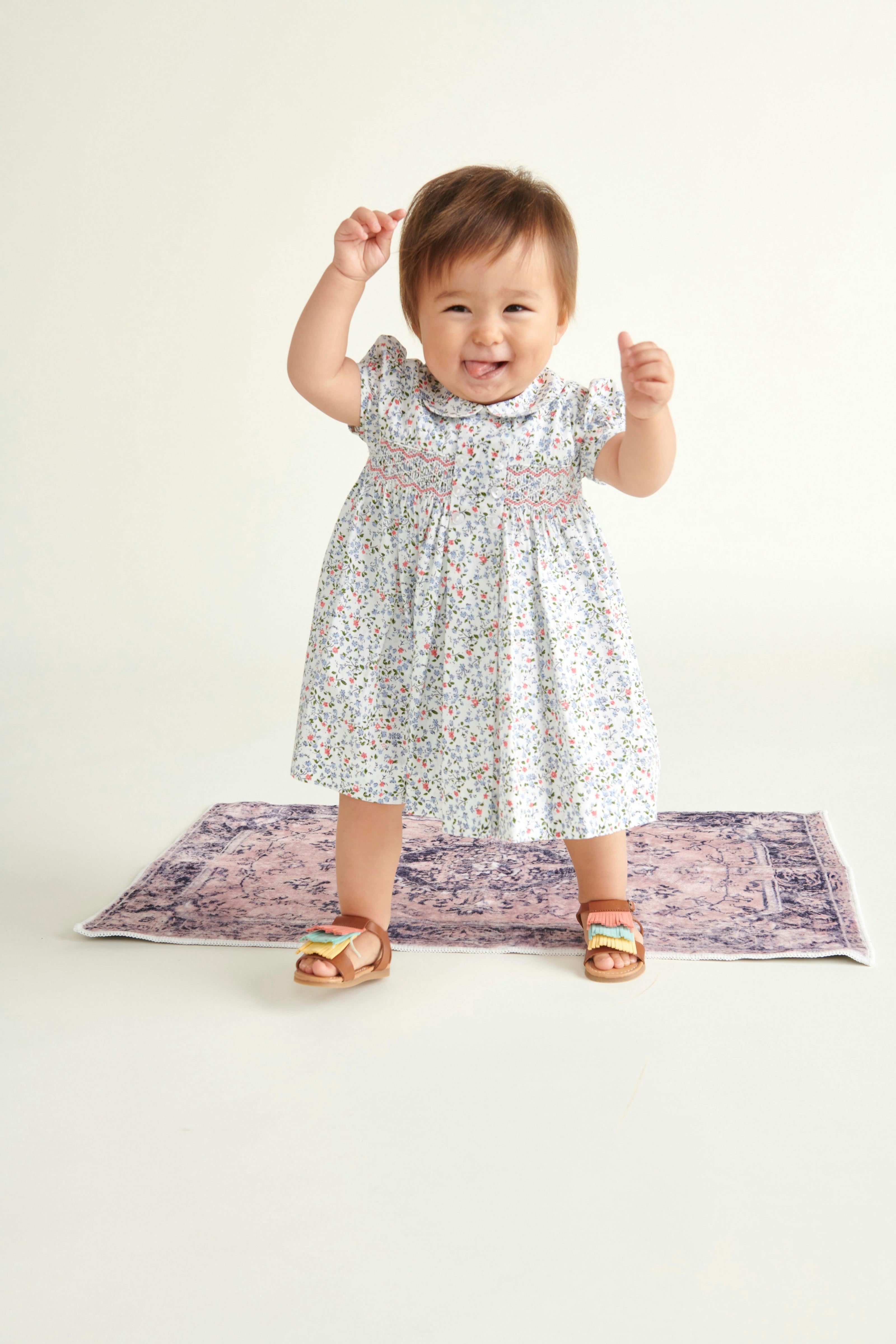 Hand-Smocked Baby Dress Susie
