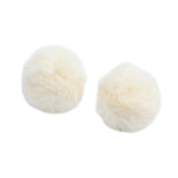 Fluffy Pom-Pom Hair Clip Set