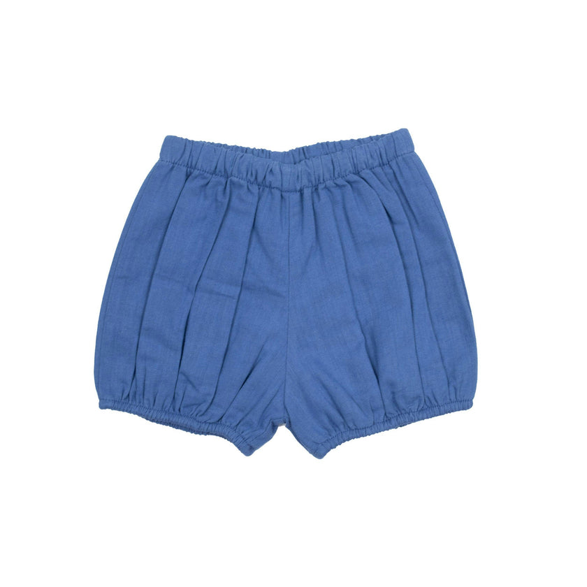 Blue Linen Diaper Cover