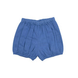 Blue Linen Diaper Cover