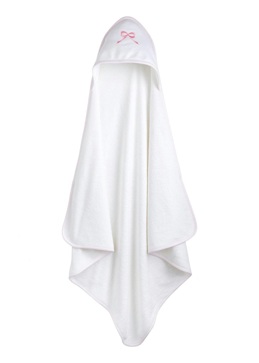 Hooded Towel - Pink Bow