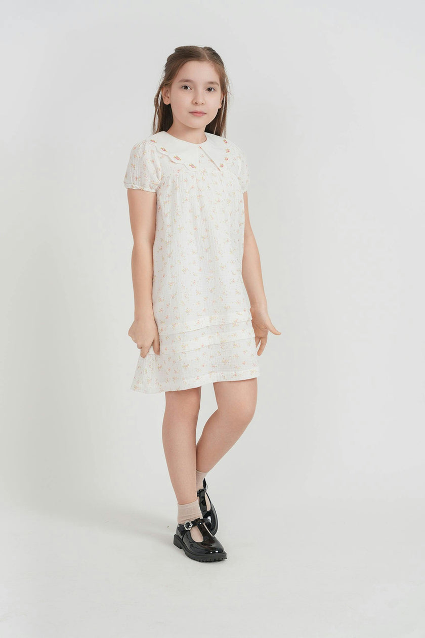 Floral Gauze Dress