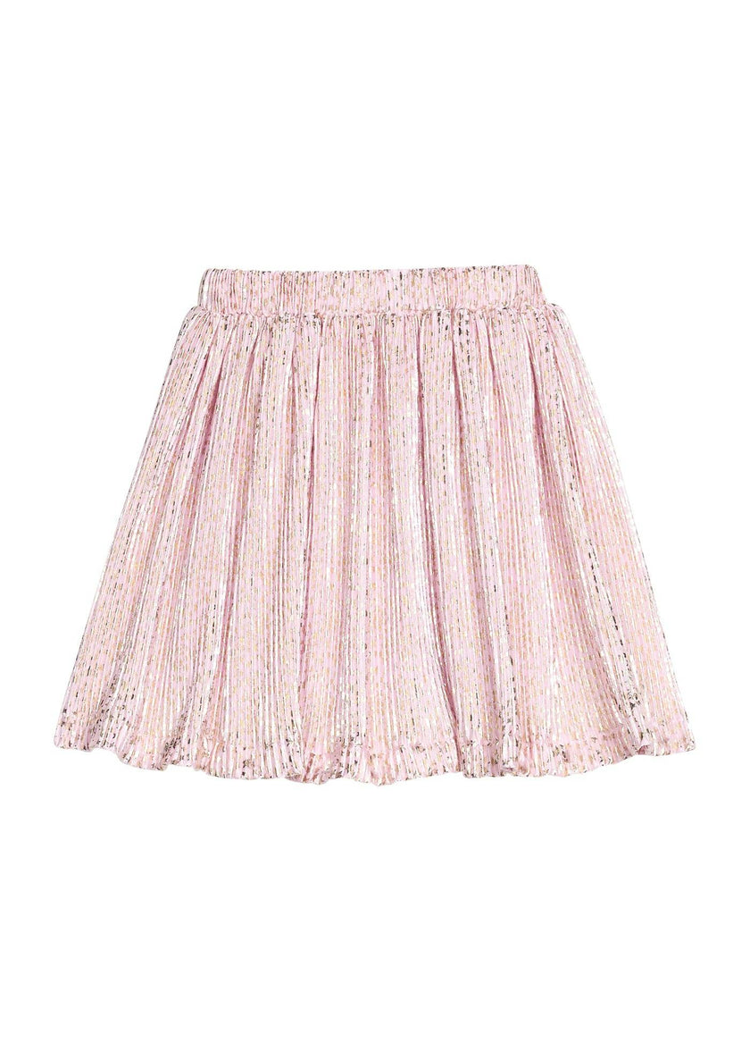 Circle Skort - Pink Crinkle Stars