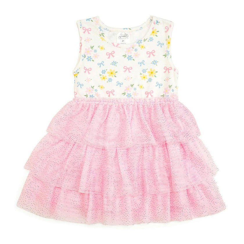 Sweet Floral Tank Tutu Dress