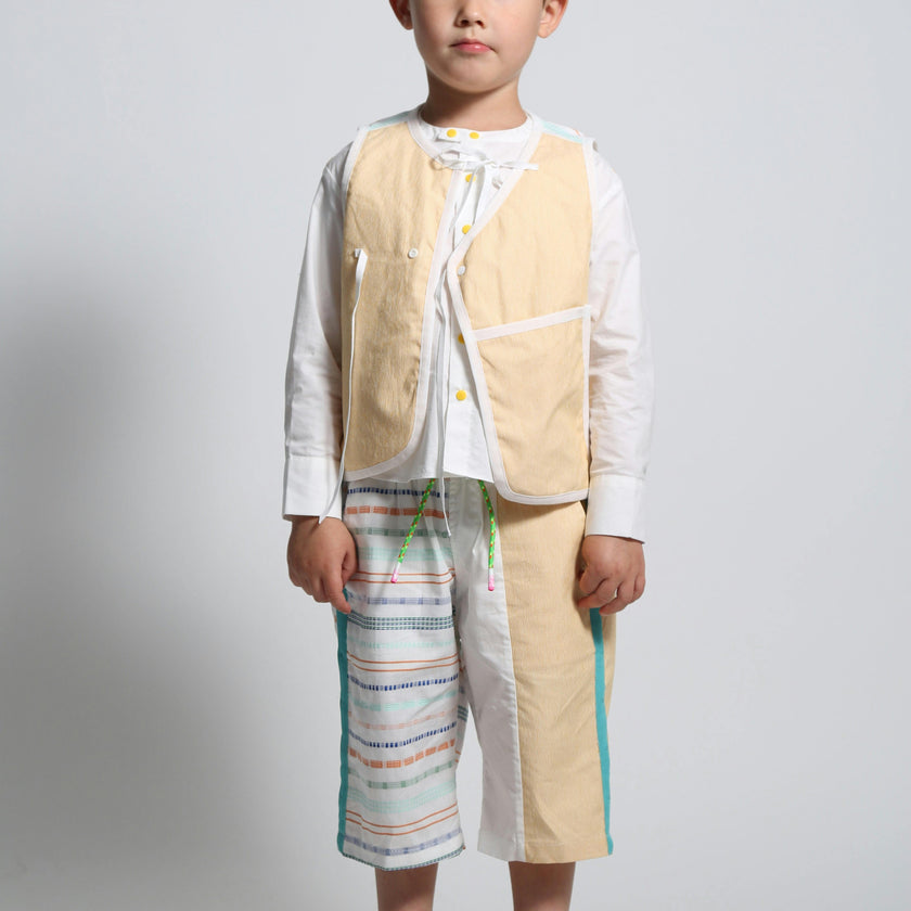 TOBIAS PADDED PATCHWORK VEST