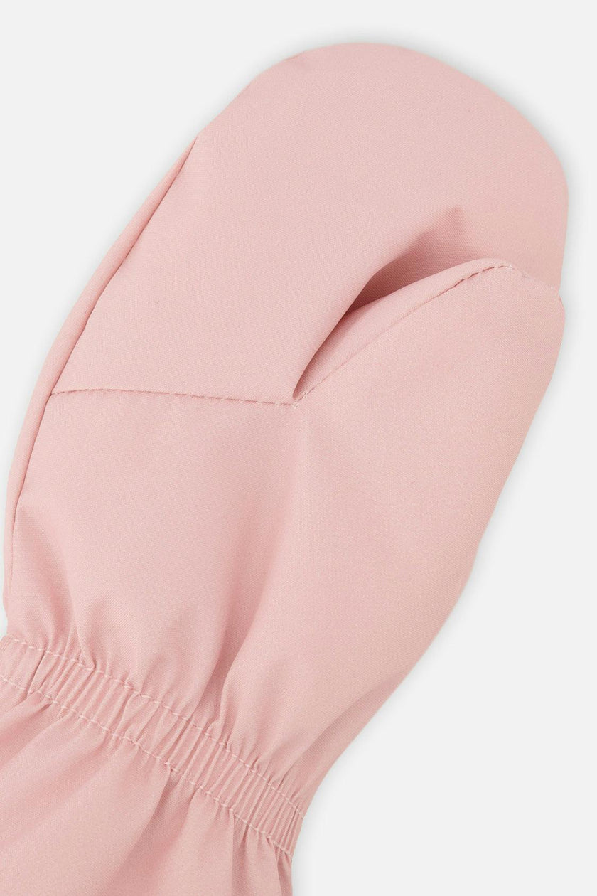 Lined Baby Mittens Pale Dusty Pink