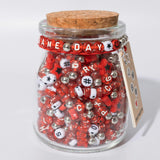 GAME DAY Red Bead Jar