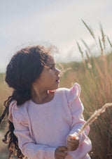 Delicate Frilled Jumper | 100% cashmere