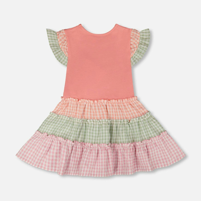 Organic Cotton Bi-Material Dress