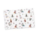 Winter Sports Dogs Green - Swaddle Blanket