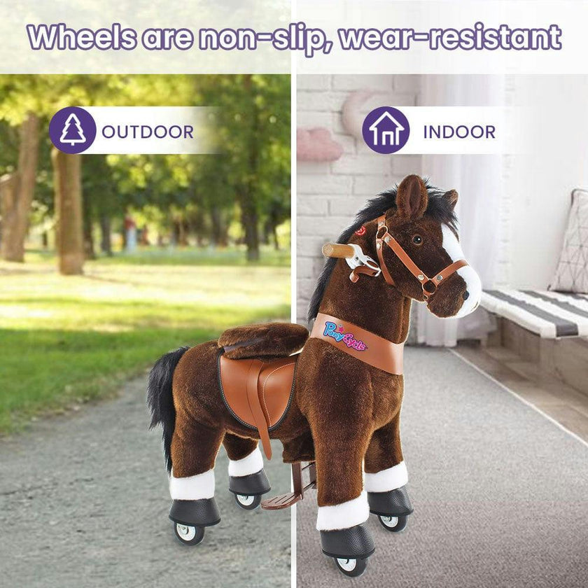 Model U® Horse Ride-On Toy Age 4–7 – Chocolate