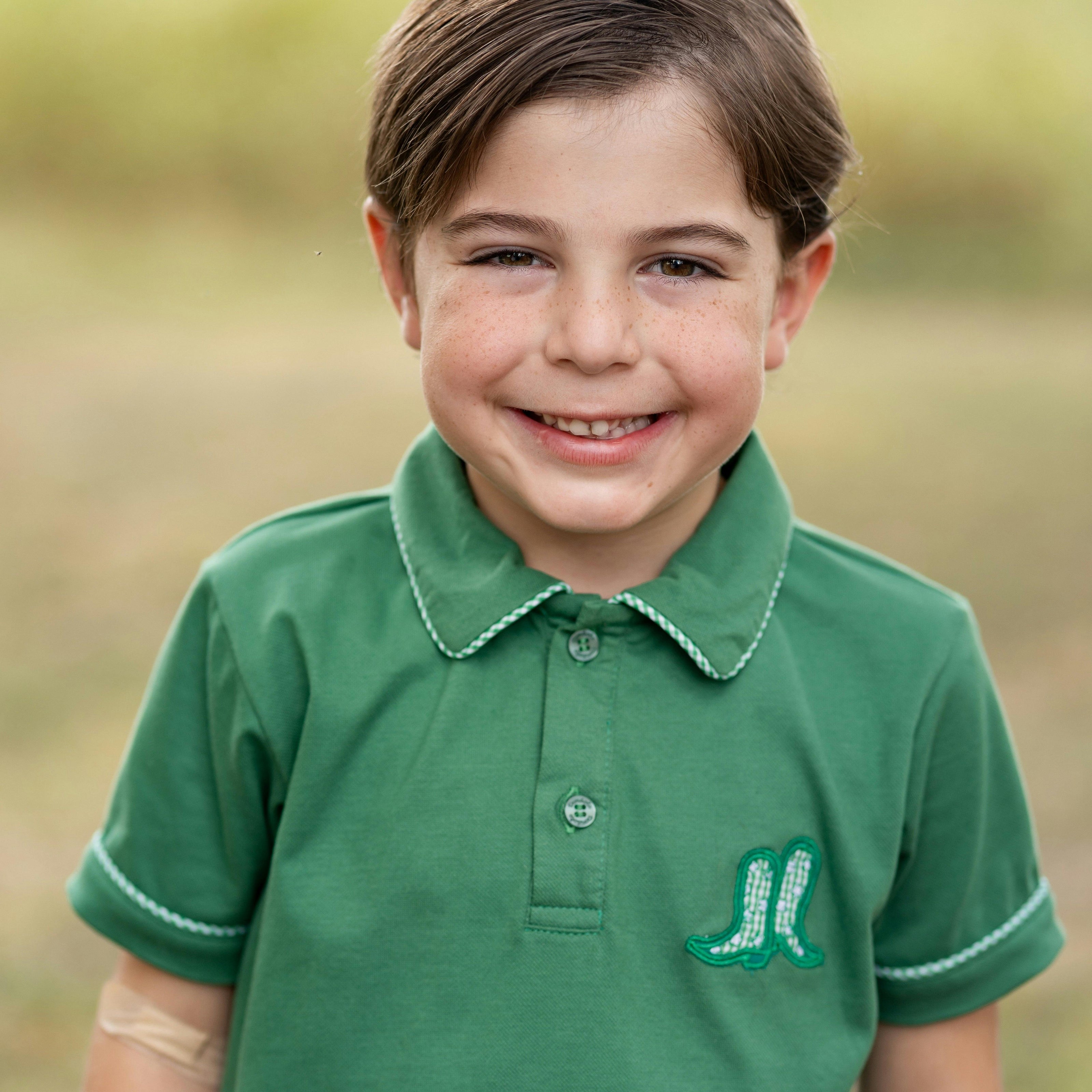 Jackson Boy Polo Set - Holly