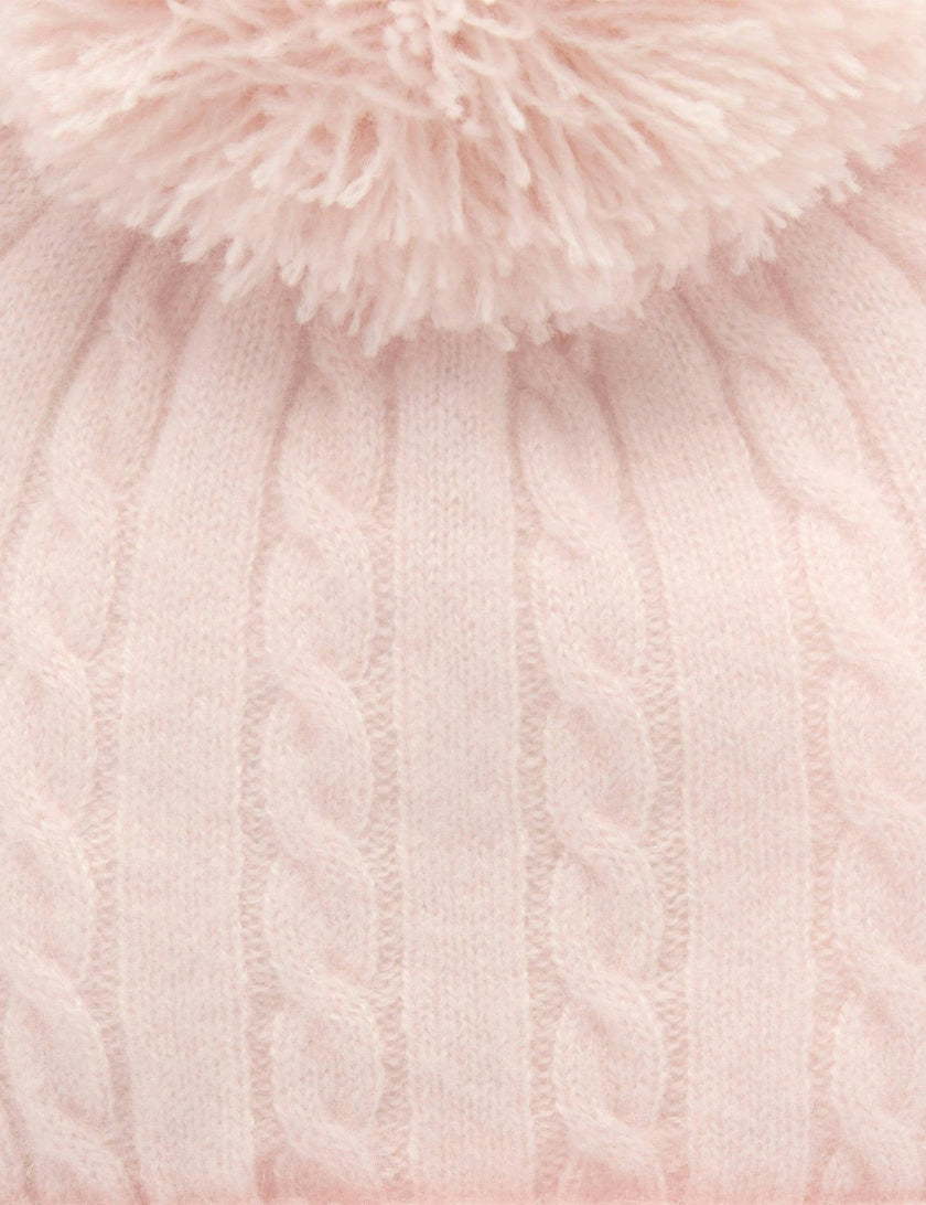 Cashmere Beanie Pale Pink Melange