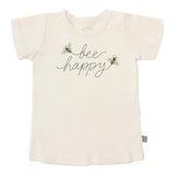 graphic tee | bee happy