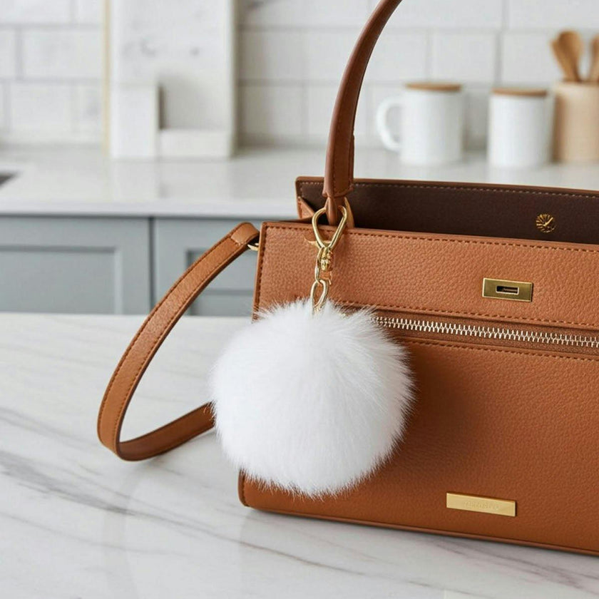 Pom Pom Key Chain