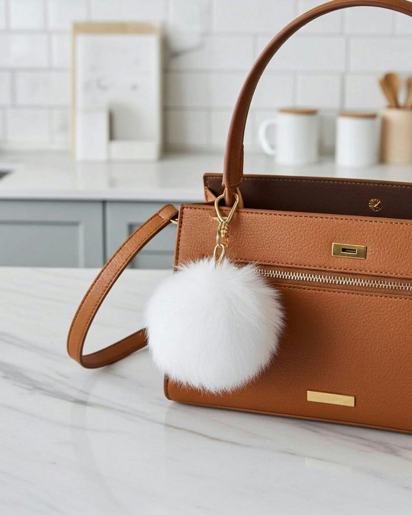 Pom Pom Key Chain