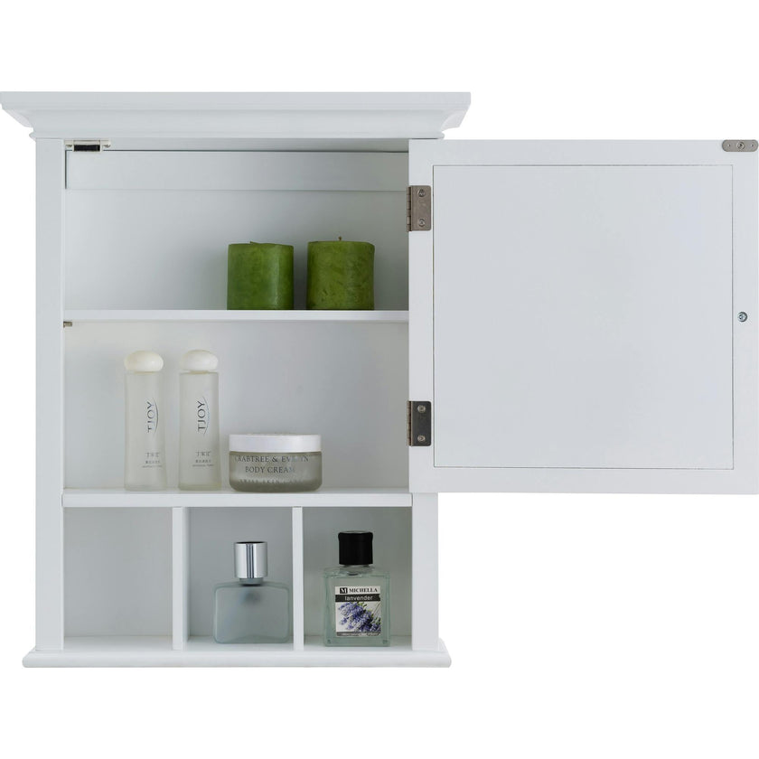Neal Wooden Medicine Cabinet with Mirrored Door