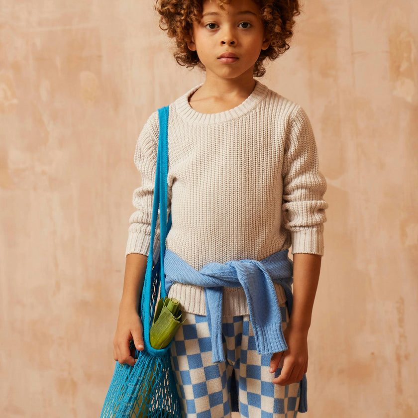 Classic Fisherman Jumper | Chalk