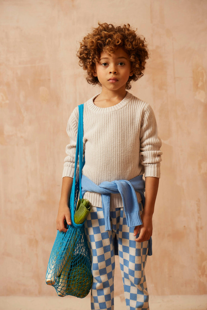 Classic Fisherman Jumper | Chalk
