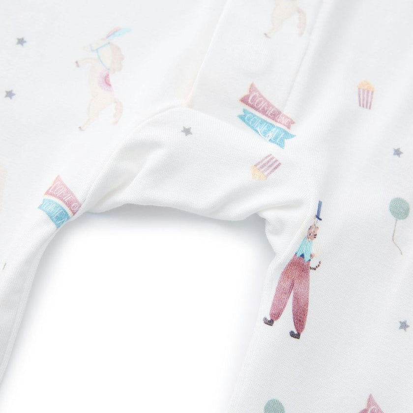 Bamboo Footie Pajama Sleepsuit - Le Cirque