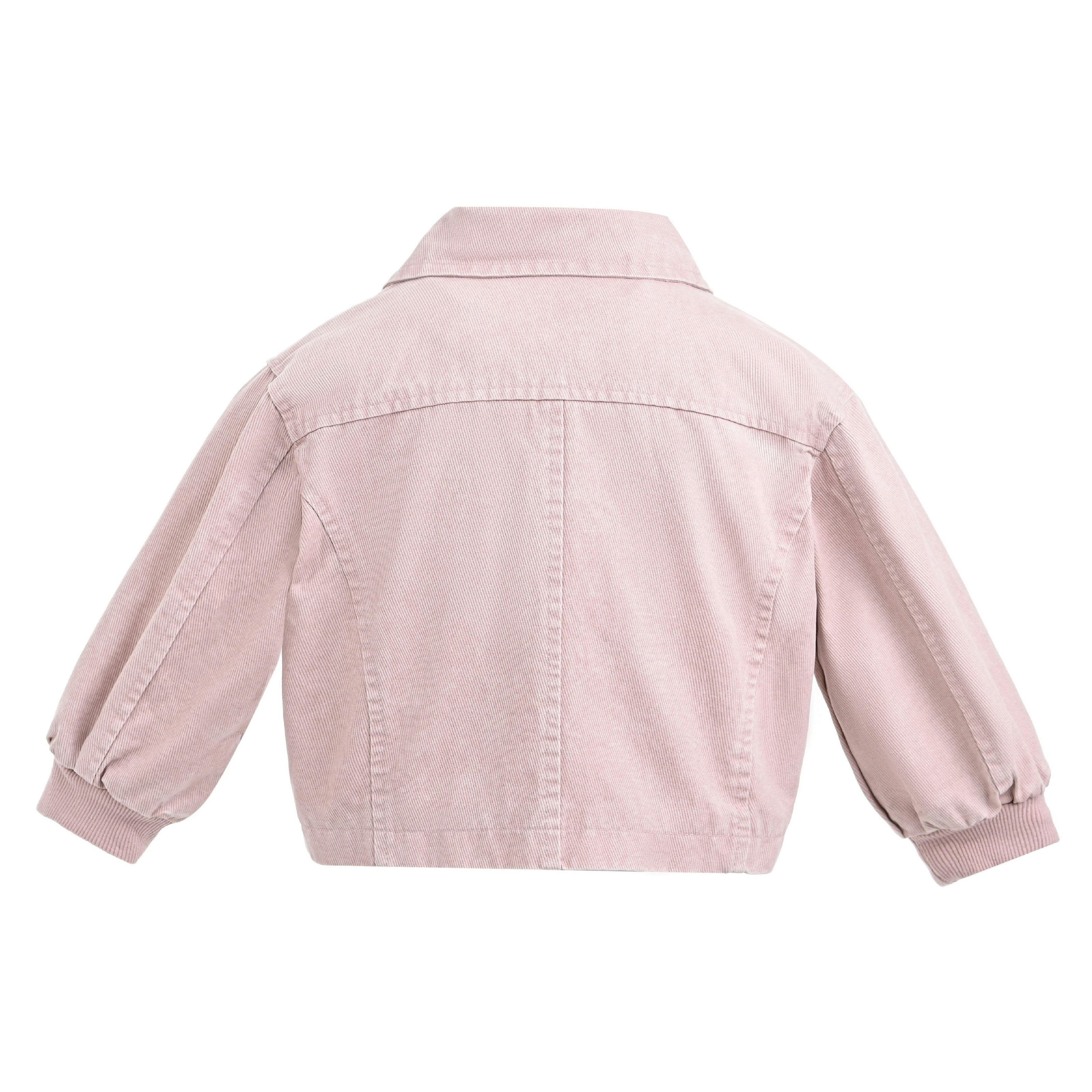 Light Pink Corduroy Skirt Set