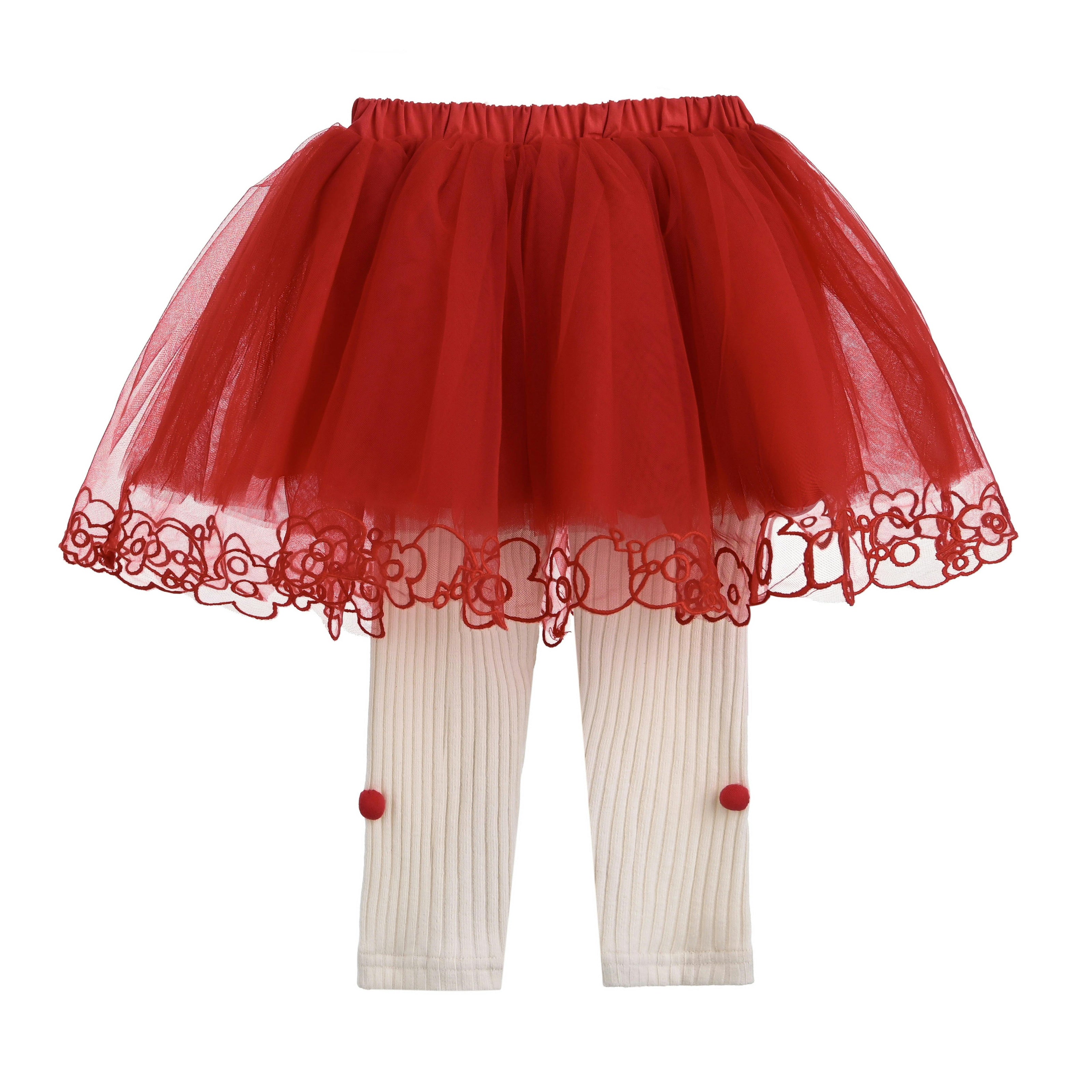 Red Antonia Two-Piece Tutu Set