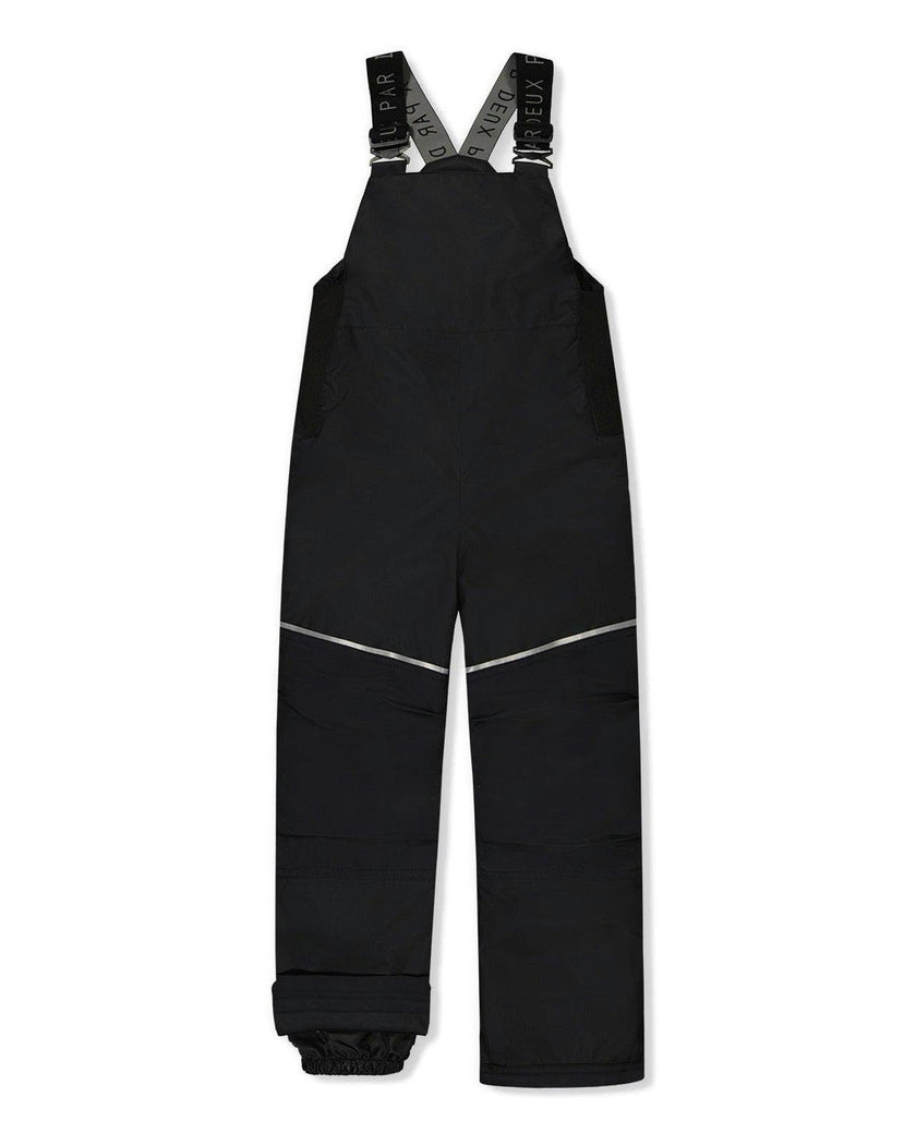 Two Piece Discover Snowsuit Black Brown and Blue