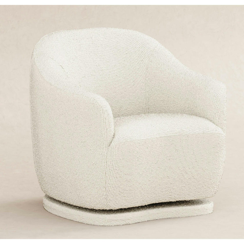 Foy Glider In Boucle In Ivory Boucle