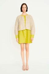 Ynez Smocked Dress in Lemongrass