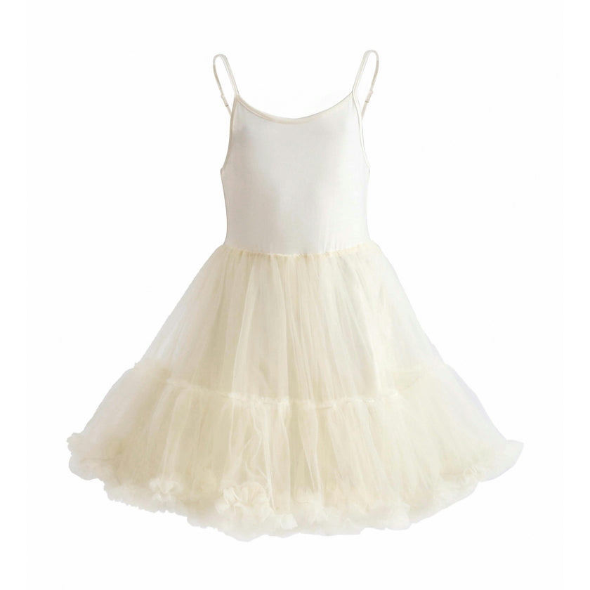 Ivory Amorette Floral Appliqué Top and Dress Set