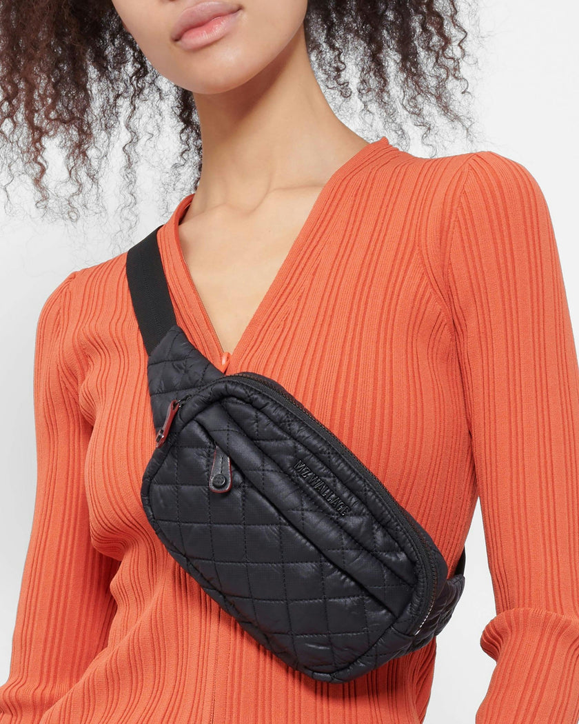 Black Metro Belt Bag
